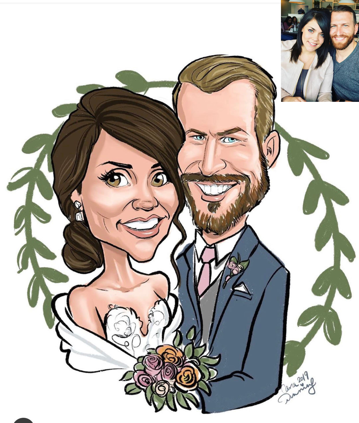 wedding-caricature